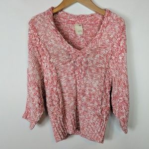 Anthropologie | Geranium confetti sweater M